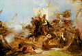 Zrínyi's Charge on the Turks from the Fortress of Szigetvár by Simon Hollósy, 1896