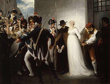 William Hamilton, Marie-Antoinette being taken to her execution, October 16, 1793 (1794)