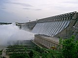 The Nagarjuna Sagar Dam in India is the largest masonry dam in the world