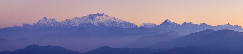 Panorama of the Kanchenjunga