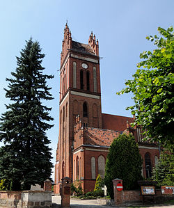 Saints Peter and Paul church in Pieniężno