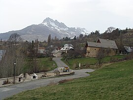 A partial view of the village of Puy-Sanières