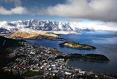 A photo of Queenstown, New Zealand