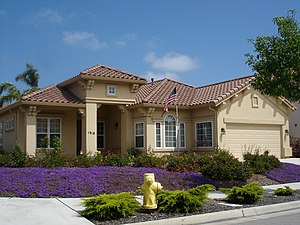 A ranch-style house in Salinas, California, US