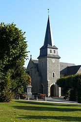 The church in Rougnat