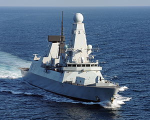 HMS Daring in 2012