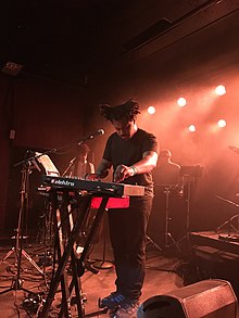 Sampha performing in November 2016