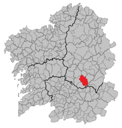Location of Monforte de Lemos