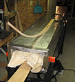 Steam bending is a woodworking technique, under which, wood is exposed to steam and its basic polymer, lignin is softened.