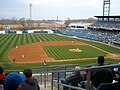 The Syracuse Chiefs playing the field during a game in 2009.