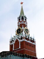 Spasskya Tower after restoration (2015)