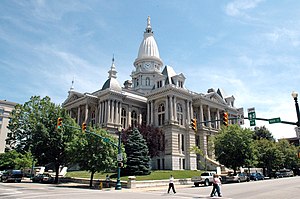 Tippecanoe County Courthouse in Lafayette, Indiana