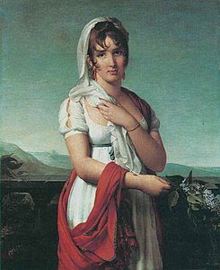 Portrait of Zoé Talon, future comtesse du Cayla, 1801 (private collection)