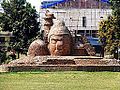 Brick Sculpture of Buddha