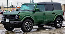 2023 Ford Bronco 4-Door Outer Banks in Eruption Green