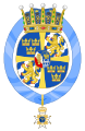 Arms of Princess Birgitta of Sweden (1937–1961)