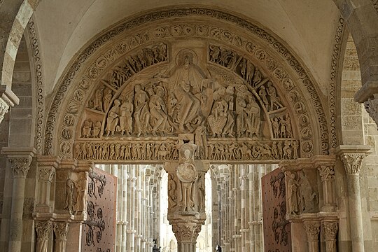 A Portal of the Vézelay Abbey