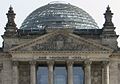 Westgiebel des Reichstagsgebäudes