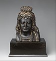 Bust of a Bodhisattva, possibly Maitreya, Loriyan Tangai, 2nd-3rd century