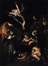 Nativity with San Lorenzo and San Francesco by Caravaggio Est. (2006) US$20,000,000[1]