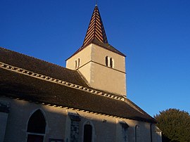 The church in Chaudenay