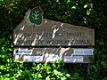 The Community woodland sign.