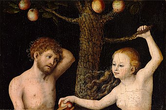 Adam and Eve, Lucas Cranach the Elder, ca. 1528