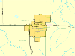 Detailed map of Chadron