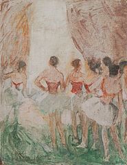 Ballet, oil on canvas