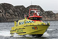 A water ambulance operated by the Norwegian Society for Sea Rescue