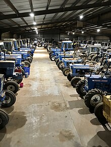 Part of Australia's largest privately owned Ford tractor collection in Nyah