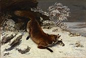 Fox In The Snow, 1860, Dallas Museum of Art