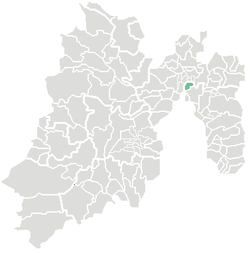Location of Coacalco de Berriozábal