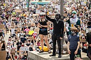 Protesters in Philadelphia on June 6, 2020