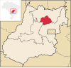 Lage von Niquelândia in Goiás
