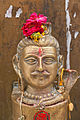 God Shiva in the temple.