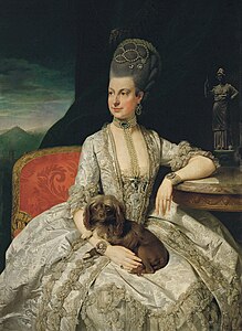 Archduchess Maria Christina, Duchess of Teschen, (1742-1798), called "Mimi", 1776