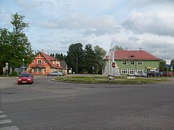 The town square of Kärdla.