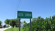 Lees Creek community sign