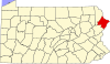 State map highlighting Pike County