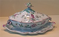 A faience saucière in Rococo taste, factory of the Veuve Perrin, Marseille, c. 1760–80