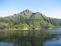 Okstinden mountain (791 m.) in the municipality of Lurøy