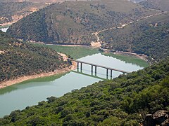 Bridge over the Tagus River as it passes through the national park.