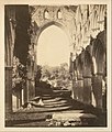 Ruins of Rievaulx Abbey nave, 1854, by Roger Fenton