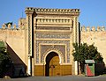 Ornate gate of the Dar al-Makhzen in Meknes