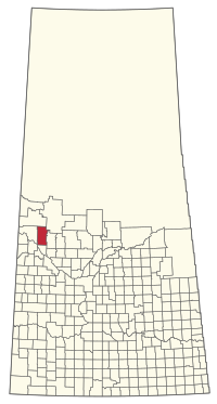 Location of the RM of Mervin No. 499 in Saskatchewan