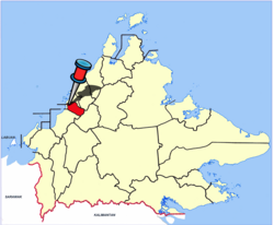 Location of Penampang District in Sabah