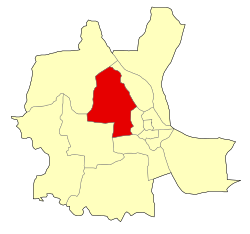 Location of Sen Sok within Phnom Penh