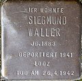 Stolperstein für Siegmund Waller (Im Dau 12)