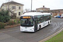 Irizar i3LE (on Scania K250UB chassis) demonstrator in the UK